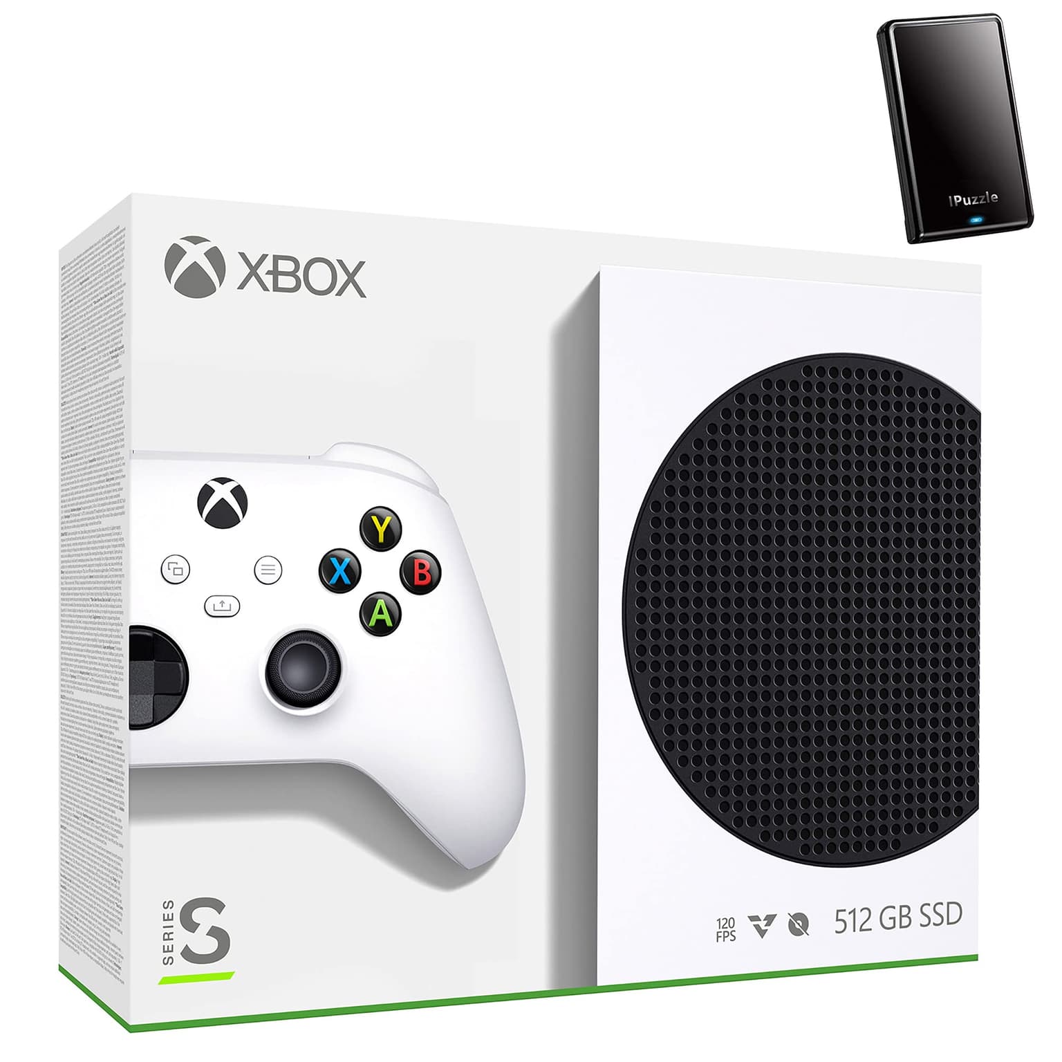 Microsoft Xbox Series S 512 GB console digital para jogos + 1 controle sem fio Xbox, branco – 10 GB GDDR6, jogos 1440p, reprodução de mídia de streaming 4K