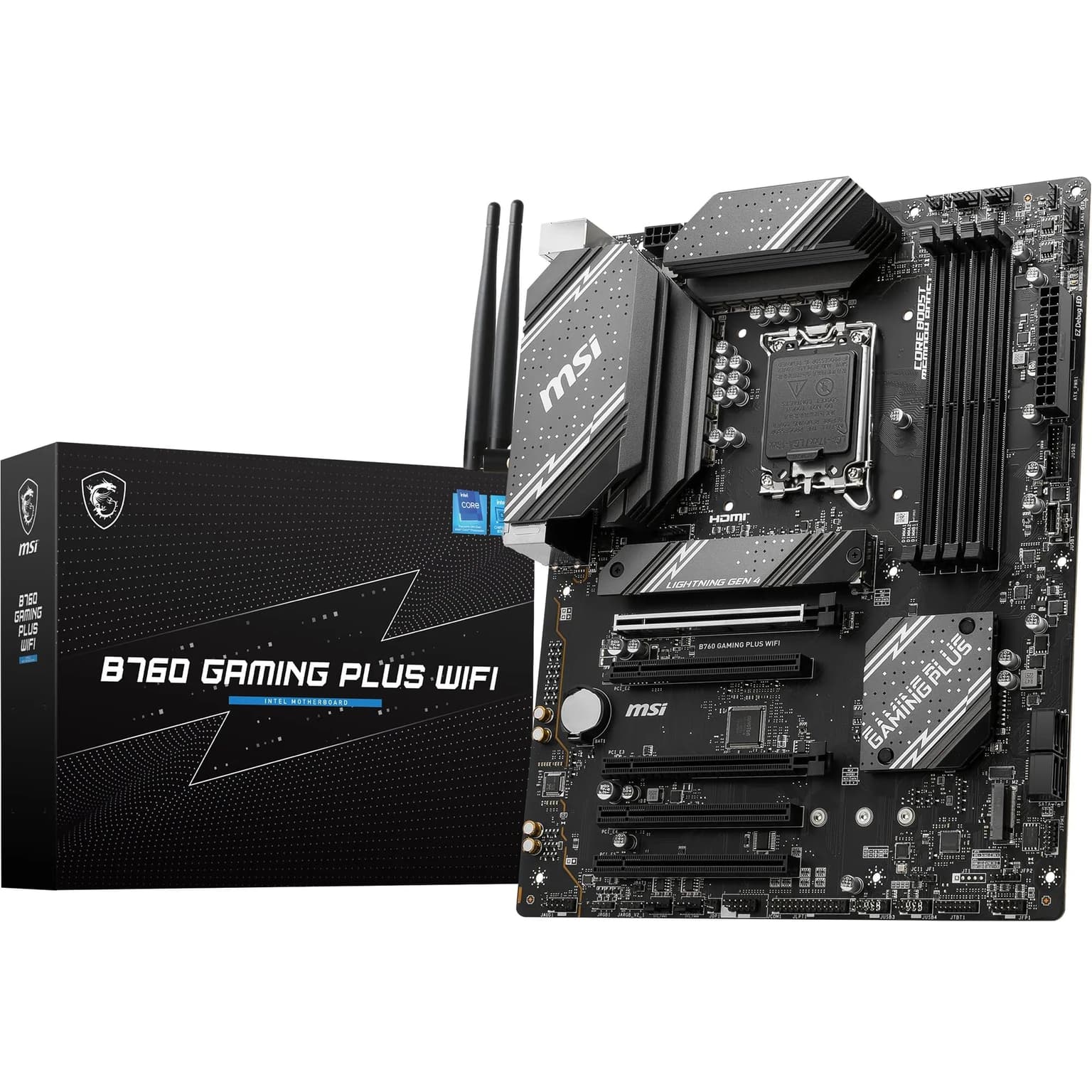 Placa Mãe MSI B760 GAMING PLUS WIFI (LGA 1700/4xDDR5/HDMI/DisplayPort/M.2/USB 3.2) | Amazon.com.br