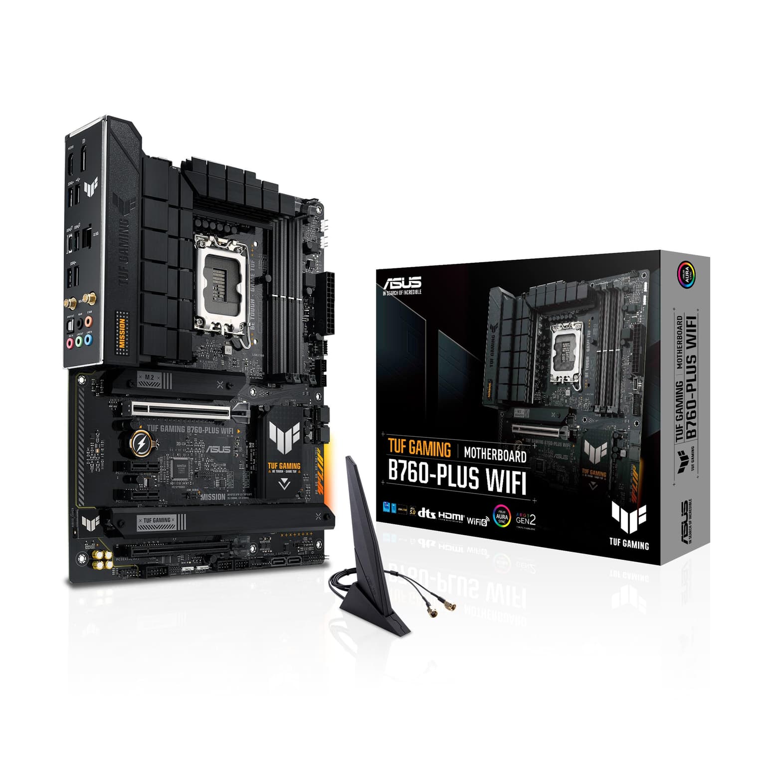 ASUS Placa-mãe TUF GAMING B760-PLUS WIFI Intel B760 LGA 1700 ATX, pronta para CPU Intel® Core de 14ª, 13ª e 12ª geração, estágios 12+1+1, PCIe 5.0, 3x M.2, DDR5, 2.5G, USB 3.2 Type-C®, Thunderbolt 4™, | Amazon.com.br