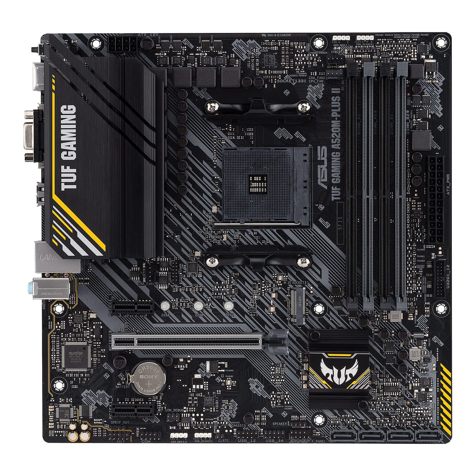 Placa Mãe Asus TUF GAMING A520M-PLUS II (AM4/4xDDR4/HDMI/DisplayPort/D-Sub/M.2/USB 3.2) | Amazon.com.br